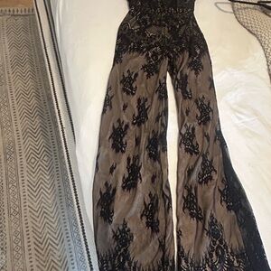 Elegant Black Lace Jumpsuit